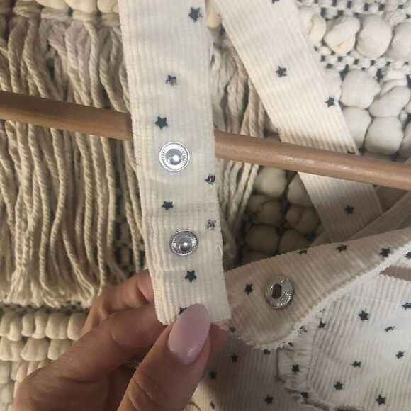 Girls Corduroy Star Overalls Dress 4T - Picture 4 of 5